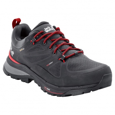 Jack Wolfskin Wanderschuhe Force Striker Texapore Low wasserdicht grau Herren